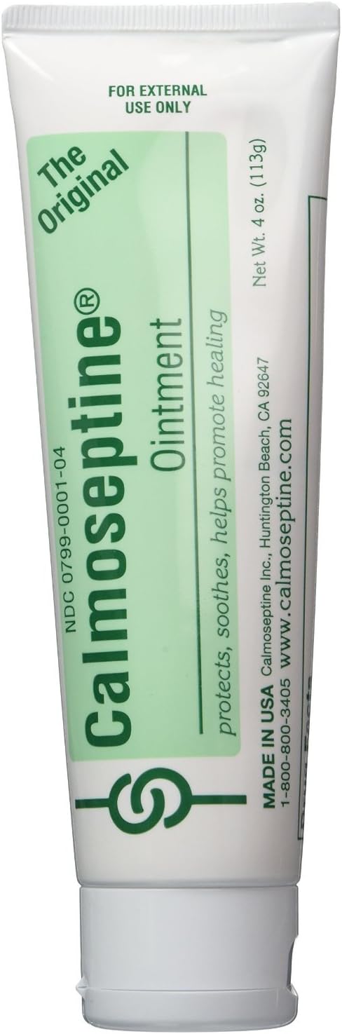 Calmoseptine Diaper Rash Ointment Tube for Skin Protection