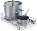 ROOMTEC Pull Out Cabinet Organizer 1 Tier - Smooth Heavy Duty Slide