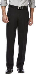 Premium No Iron Khaki Classic Fit Flat Front Casual Pant - No Iron our