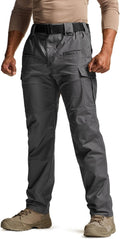 CQR Men's Flex Stretch Tactical Pants - Durable Lightweight EDC Shoes
