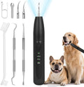 Dog Tooth Brushing Kit with LED Light - Sonic Plaque Remover
