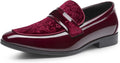 Bruno Marc Men's Tuxedo Patent Loafers for Stylish Events
