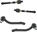 TRQ Front Tie Rod Set Compatible with 2007-2012 Hyundai Santa Fe