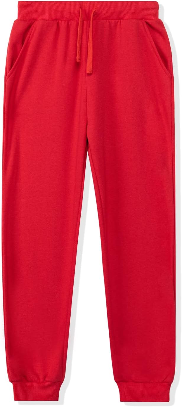 UNACOO Kids Fleece Sweatpants for Boys and Girls Age 3-12