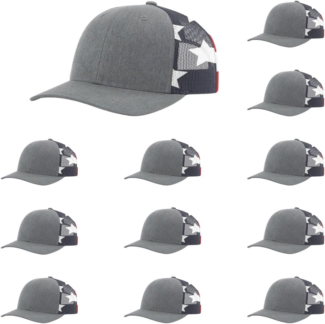Richardson 112 Classic Six-Panel Adjustable Snapback Trucker Cap