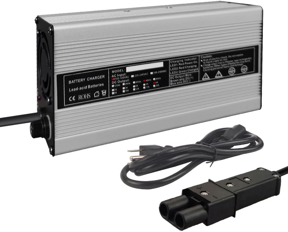 Fast Charging Solution for Yamaha Golf Cart - 48V 6A Charger