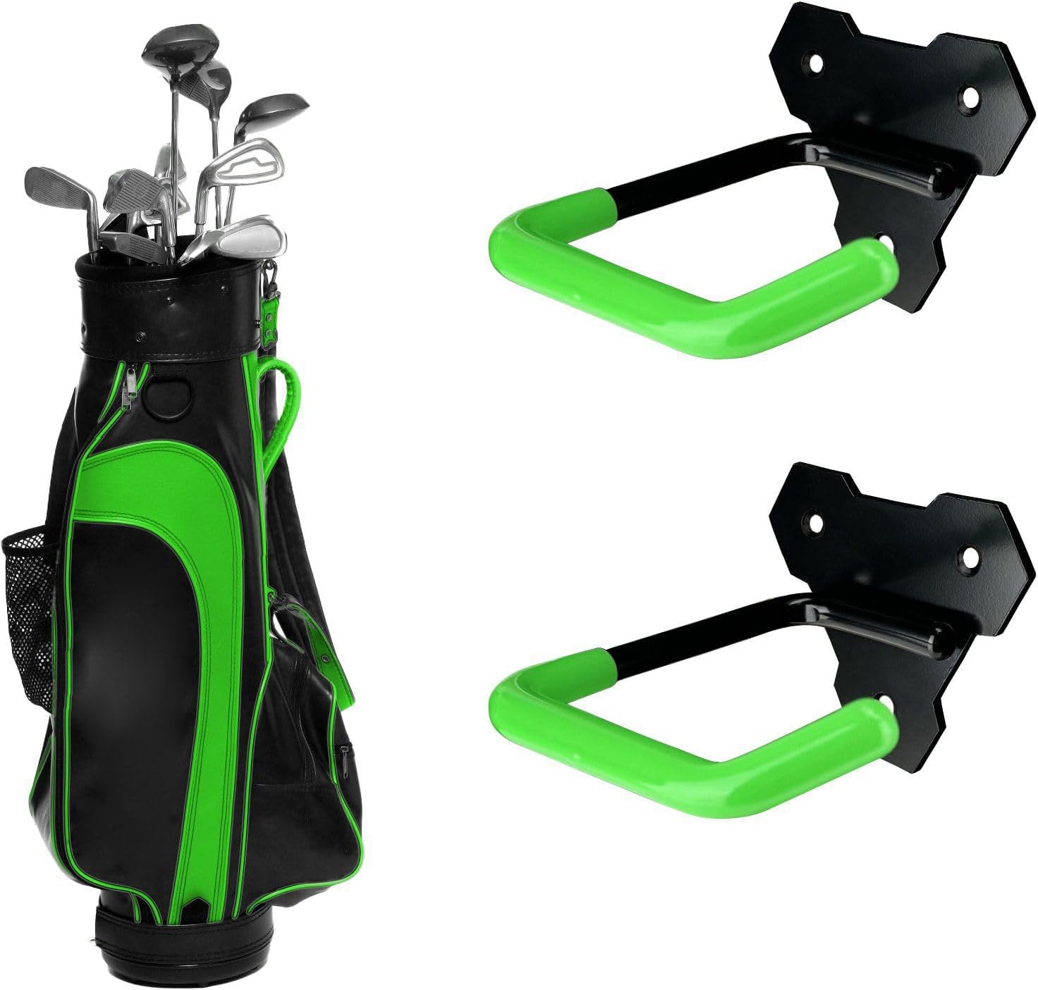 Space-Saving Golf Bag Hook by FEYRUN - Garage Organizer