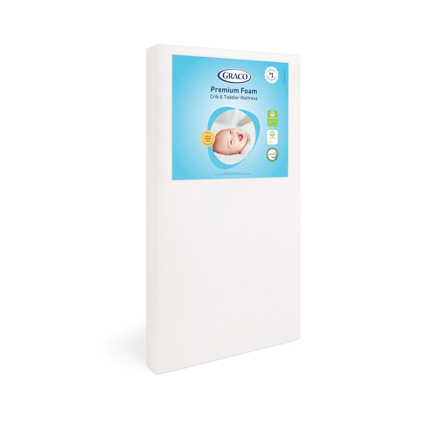 Graco Premium Crib & Toddler Mattress for Safe Sleep