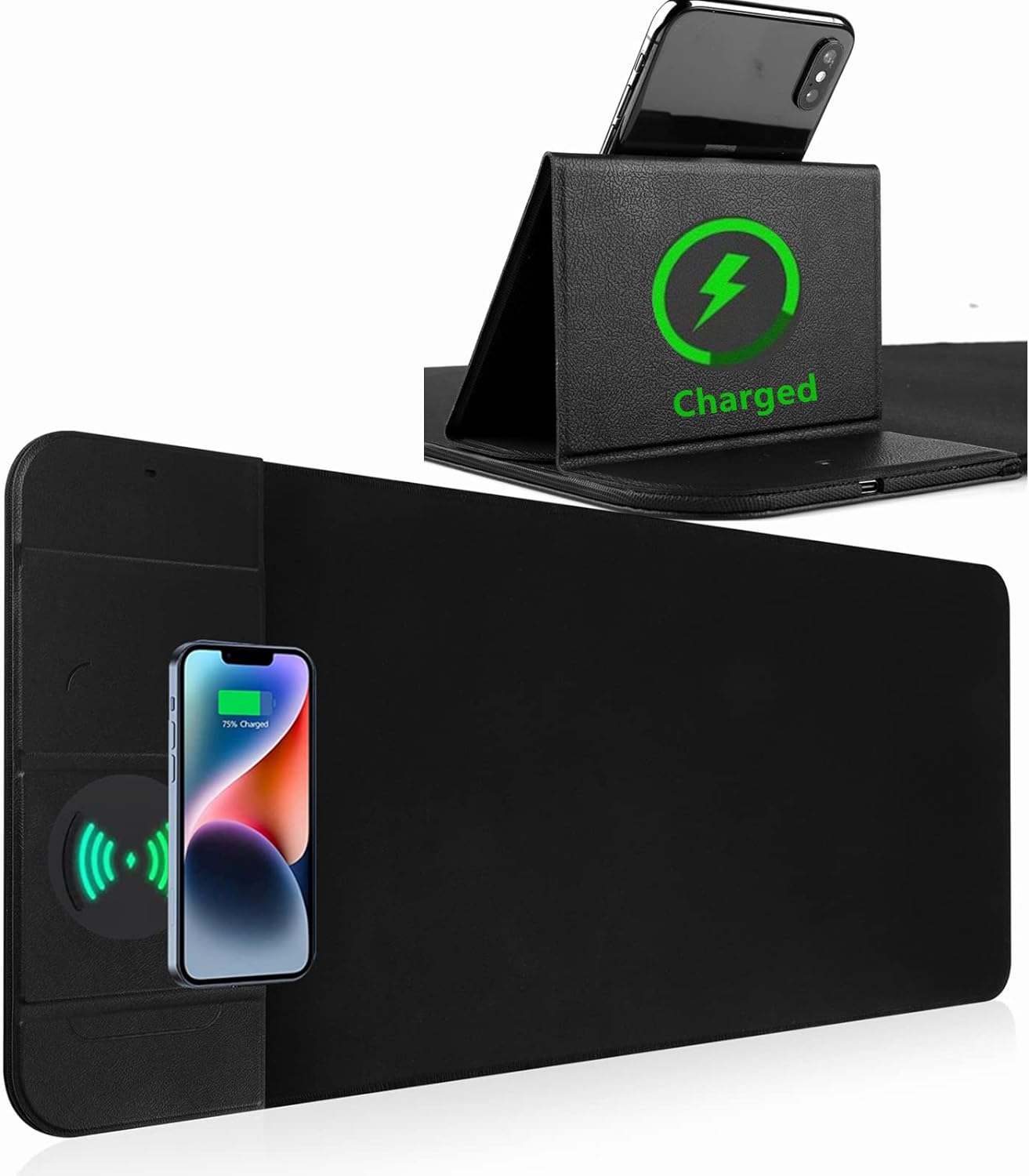 15W Fast Wireless Charger Mouse Pad by WeYingLe