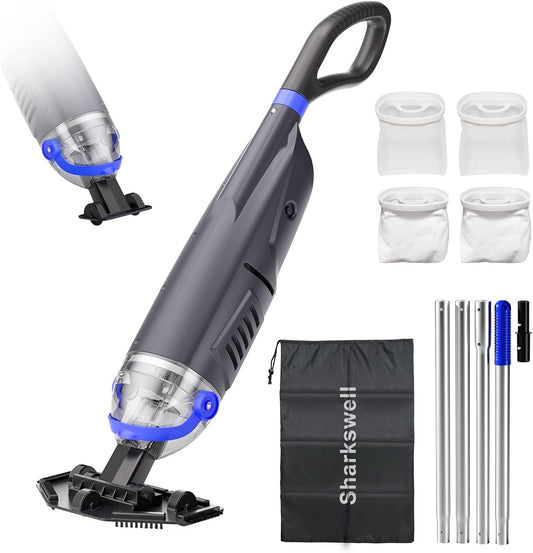 Cordless Pool Vacuum with Telescopic Pole for Easy Cleaning