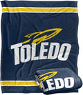 University of Toledo Primary Logo Silky Touch Throw Blanket