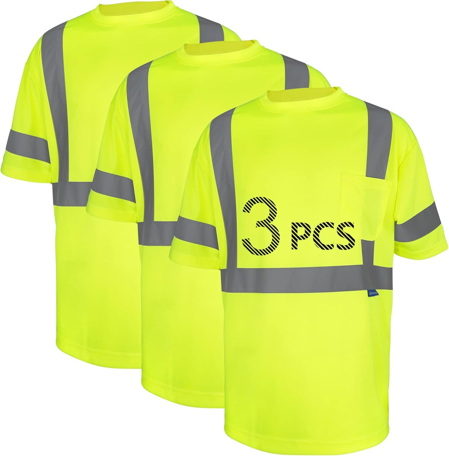 High Visibility Reflective Safety Shirt for Work and Construction