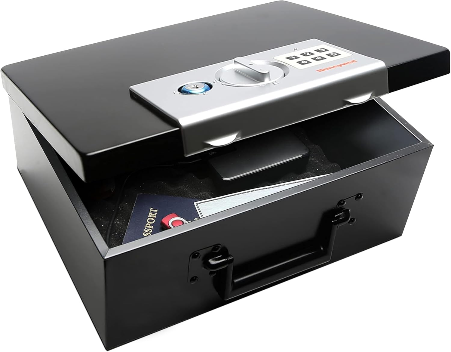 Honeywell Small Safe Box - Fire Resistant Security for Valuables