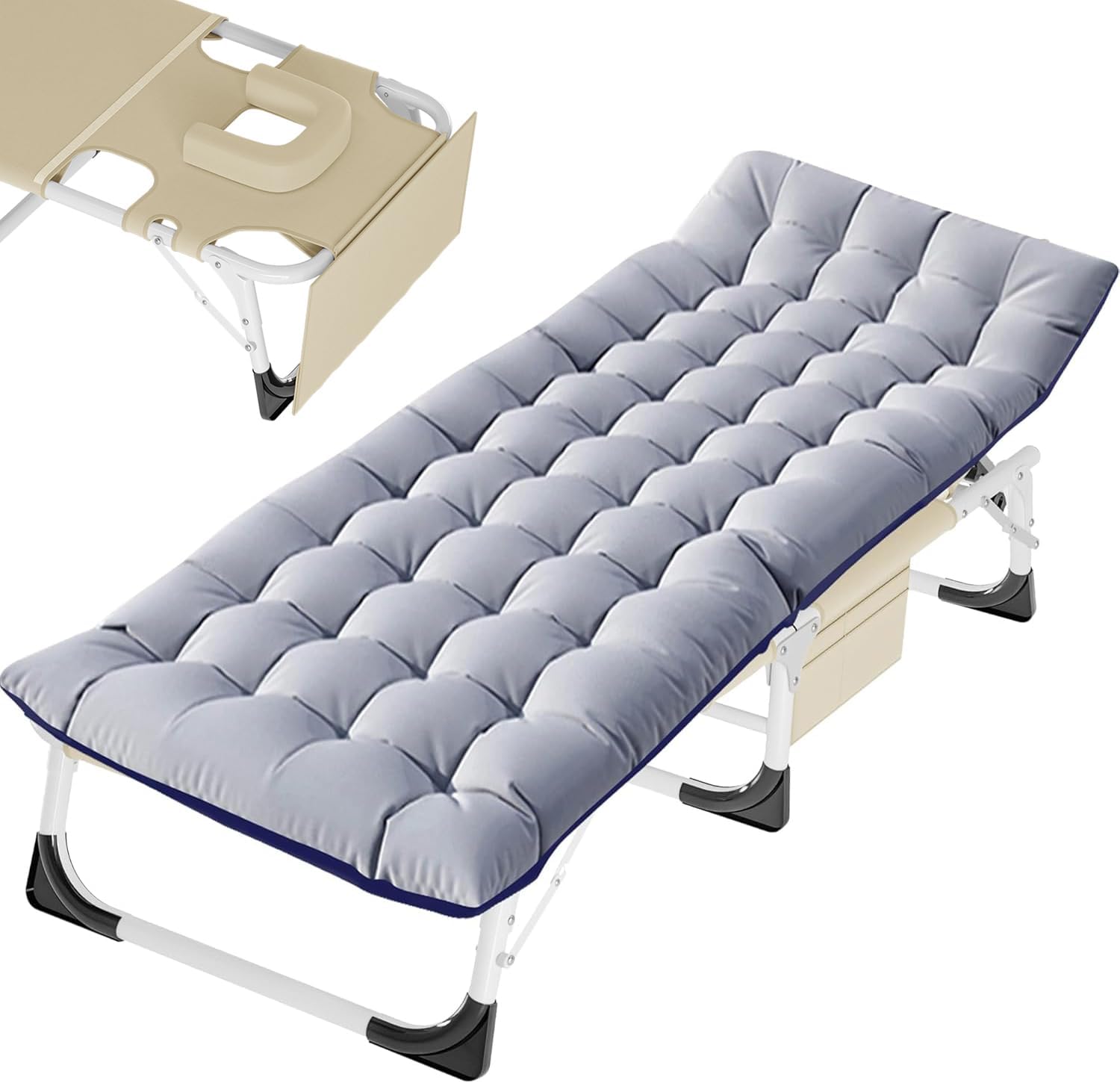 Slsy Folding Camping Cot for Adults - Versatile Comfort & Durability