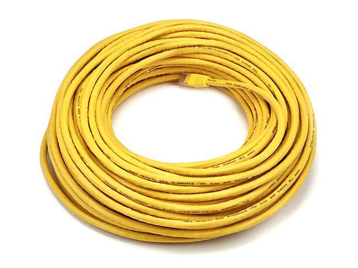 Monoprice Cat6 Ethernet Patch Cable - 100ft High Speed Network Cord