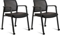 CLATINA Stacking Office Chair with Wheels for Comfort and Style