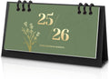 Small Desk Calendar 2025-2026 - Compact 24-Month Desktop Planner
