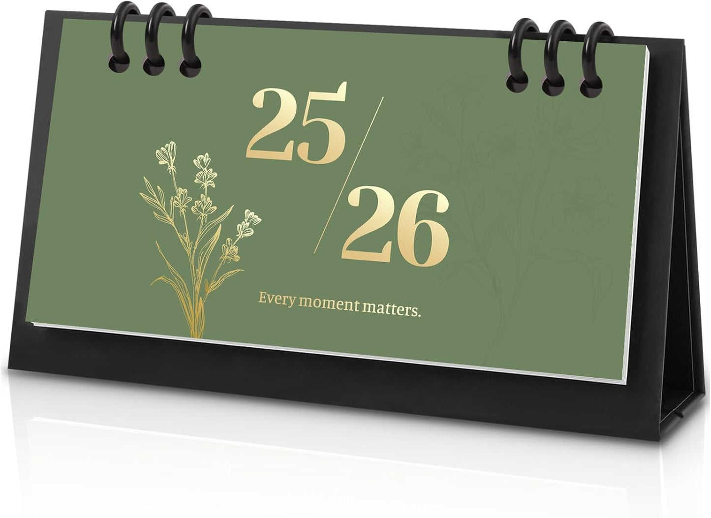 2025-2026 Mini Desk Calendar - Compact 24-Month Planner for School & Office