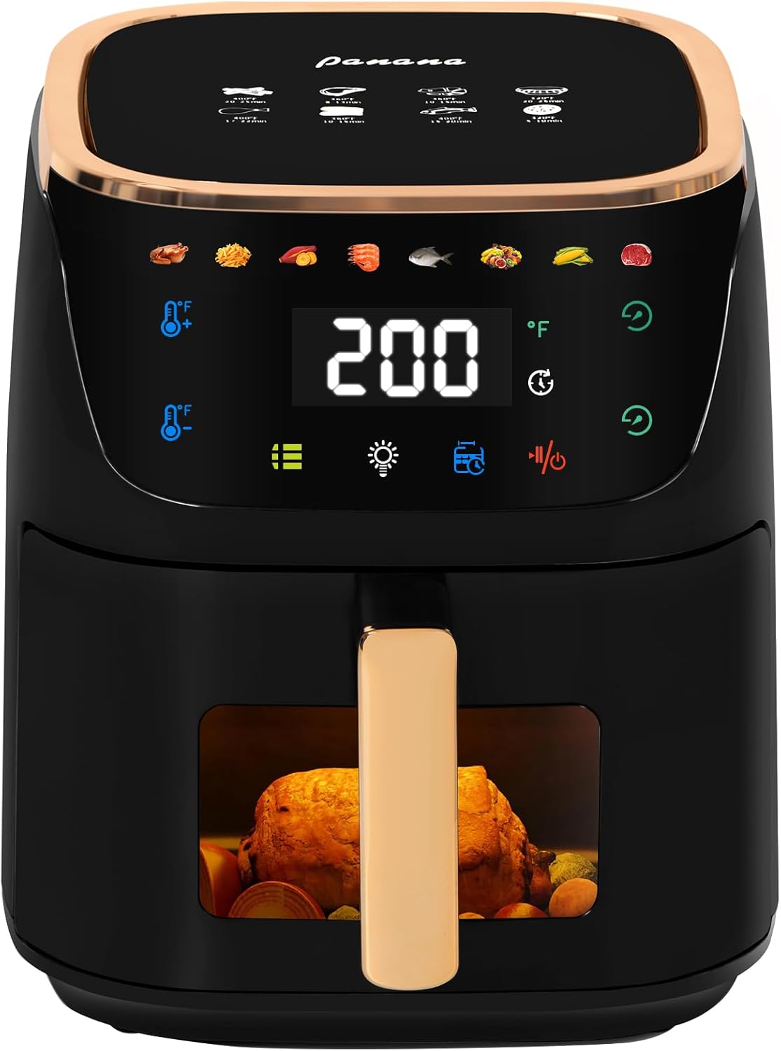 Panana 8QT Large Air Fryer with Touchscreen and 8 Presets