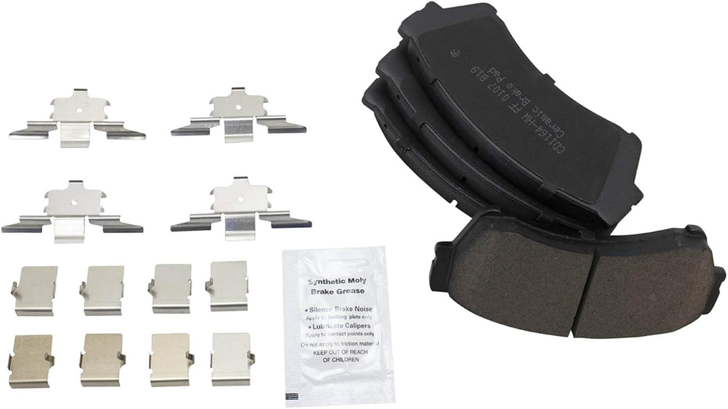 TRQ Front Brake Pads Ceramic for 2006-2012 Ford Fusion & More