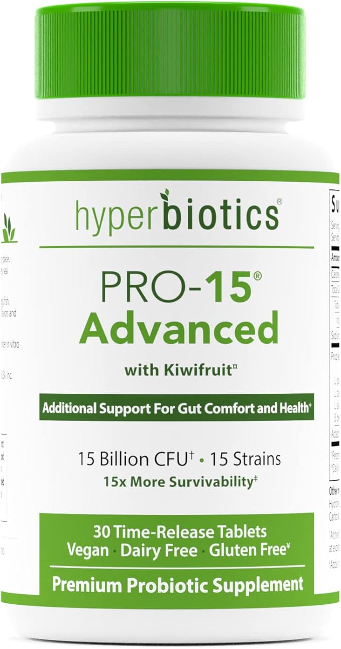 Hyperbiotics Pro 15 Advanced Probiotic Supplement for Health