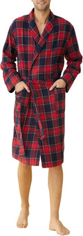 Latuza Men's Cotton Flannel Robe for Ultimate Comfort and Style