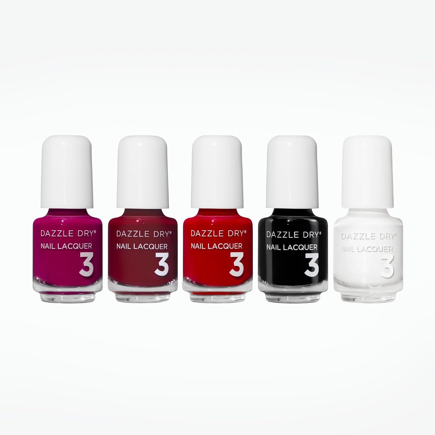 Dazzle Dry Mini Flight - Quick Dry Nail Lacquers Set of 5