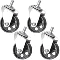 Transmission Jacks Casters Pack of 4 - Durable Cast Iron Wheels