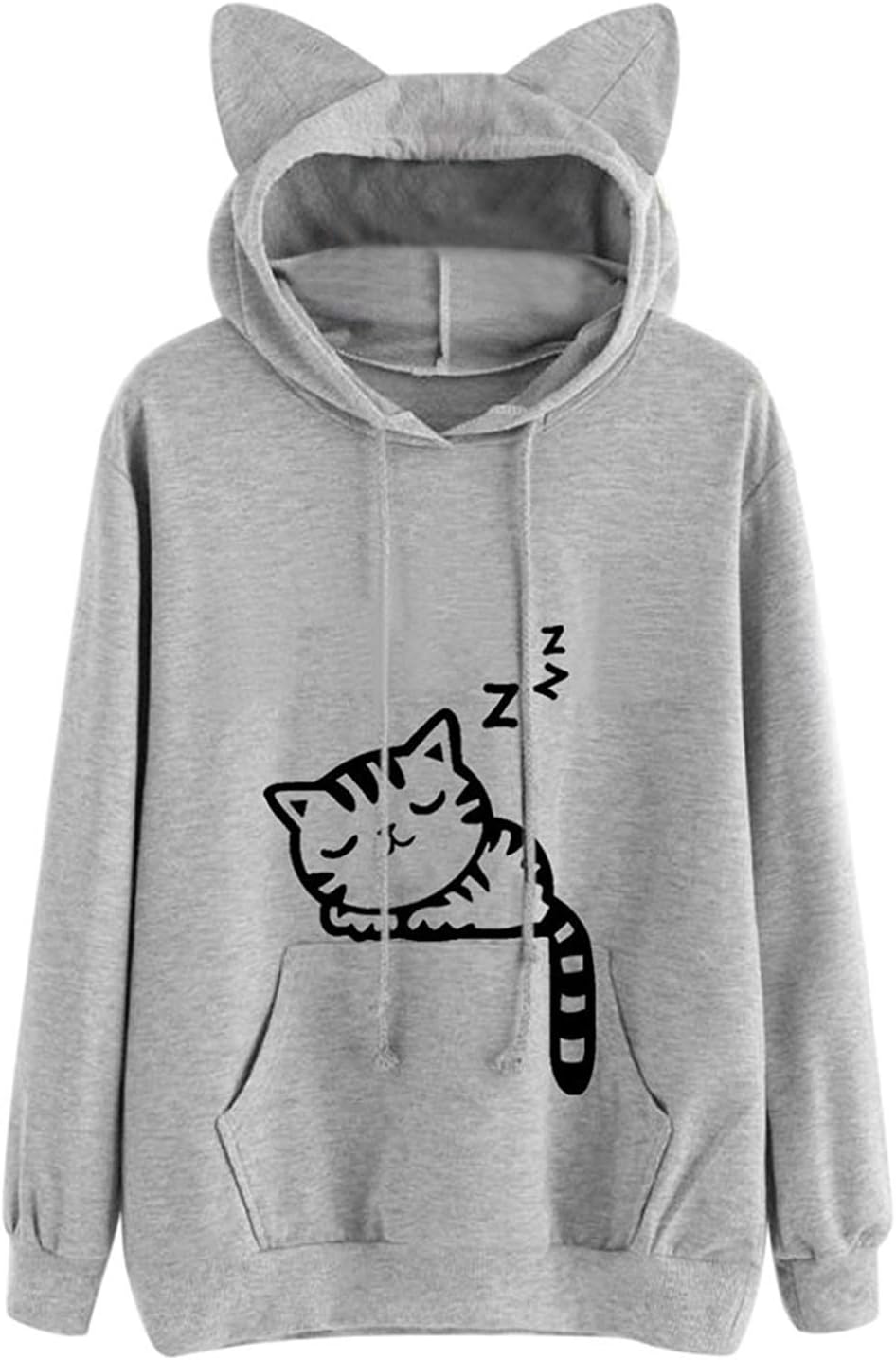 Cute Cat Ear Hoodie for Women - Lziizl