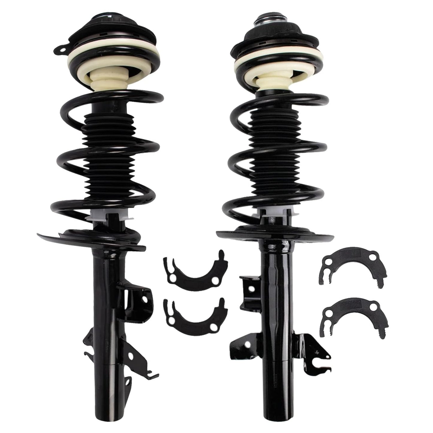 TRQ Front Strut & Coil Spring Assembly Set for Jeep Cherokee