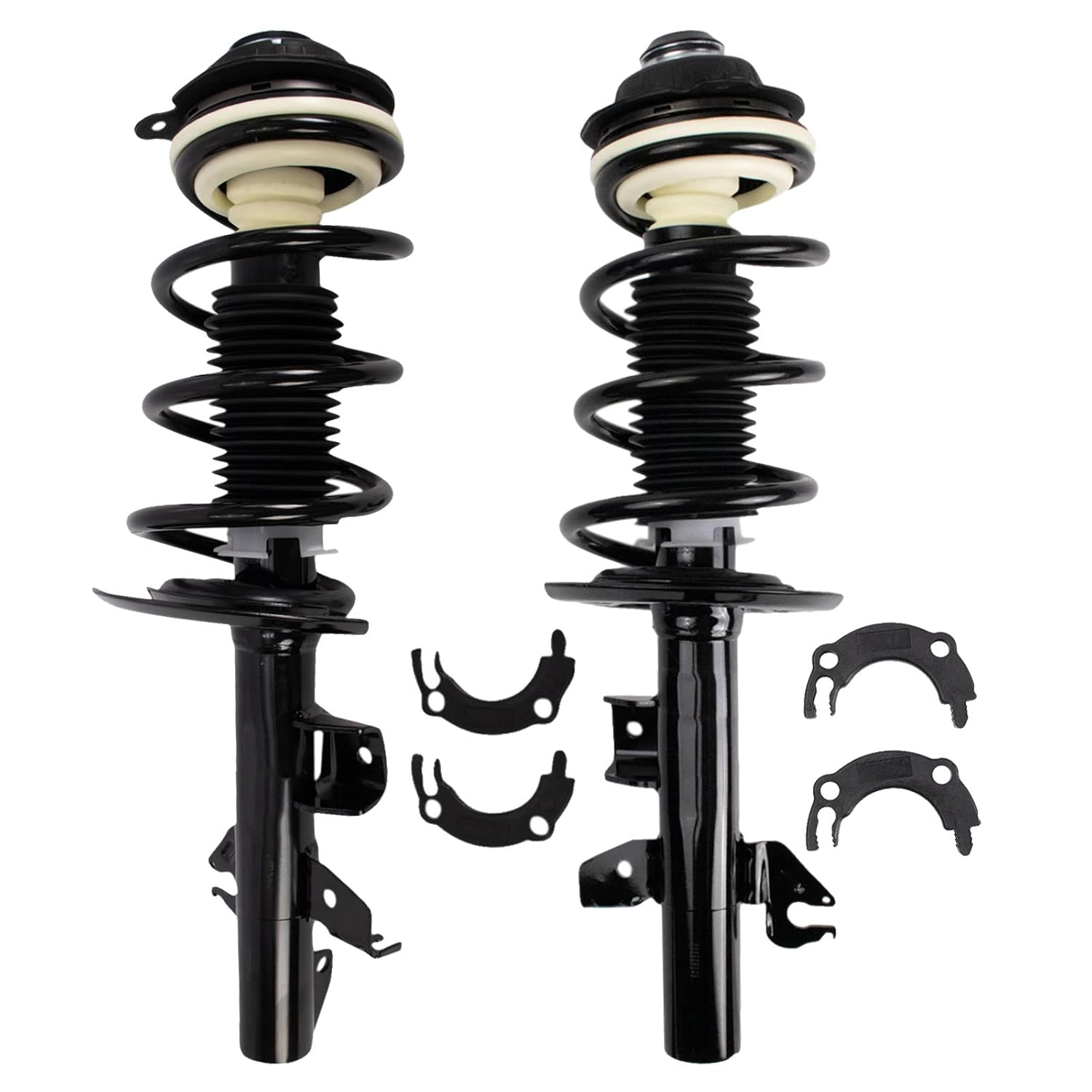 TRQ Front Strut & Coil Spring Assembly Set for Jeep Cherokee