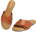 Sandals Women Dressy Flat Slides - Comfortable Cute Beachwear