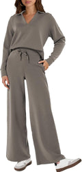 Glamaker Women's 2 Piece Sweatsuit Set - Soft, Lightweight Lounge Top