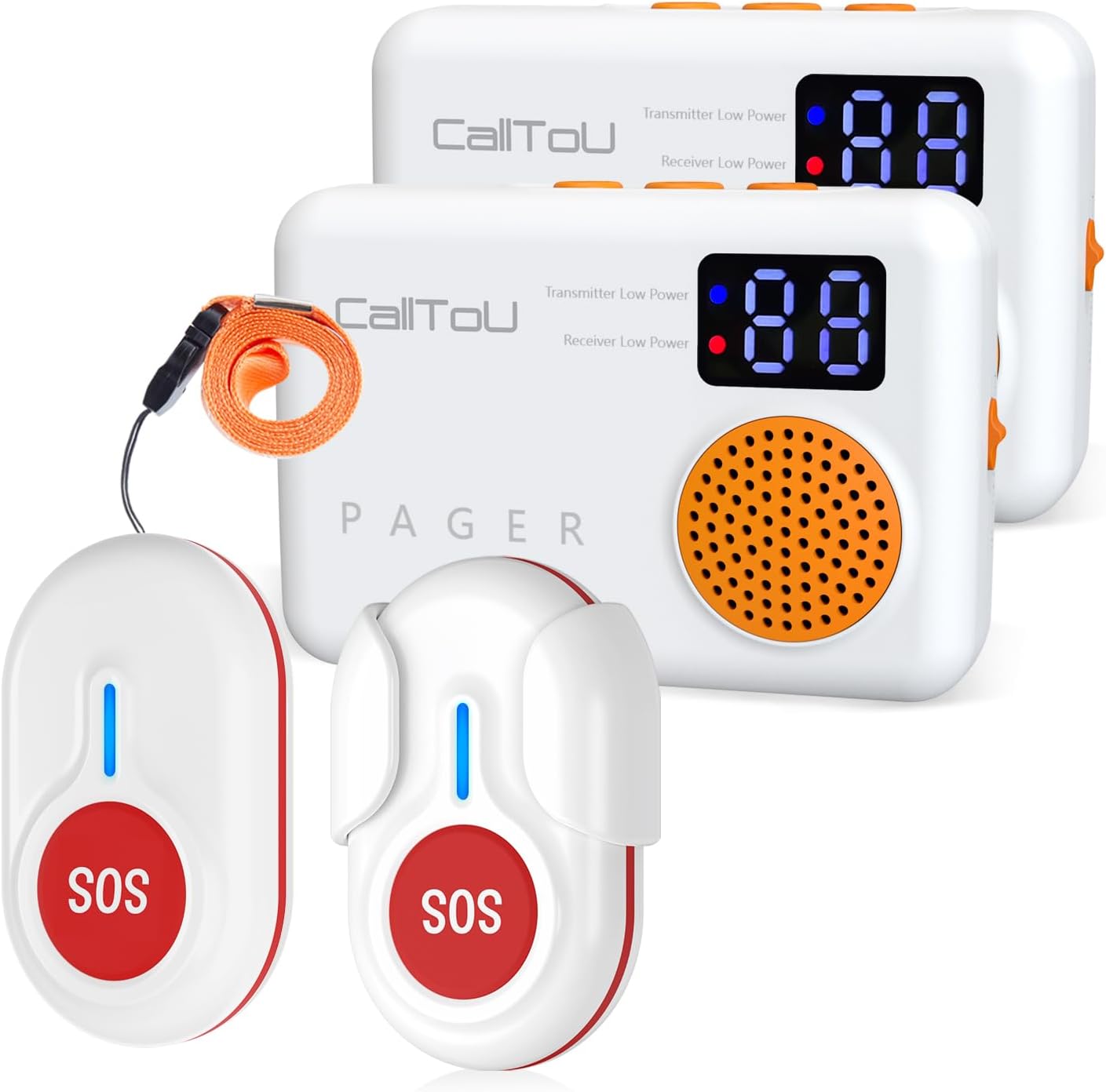 CallToU Wireless Caregiver Pager for Elderly Monitoring System