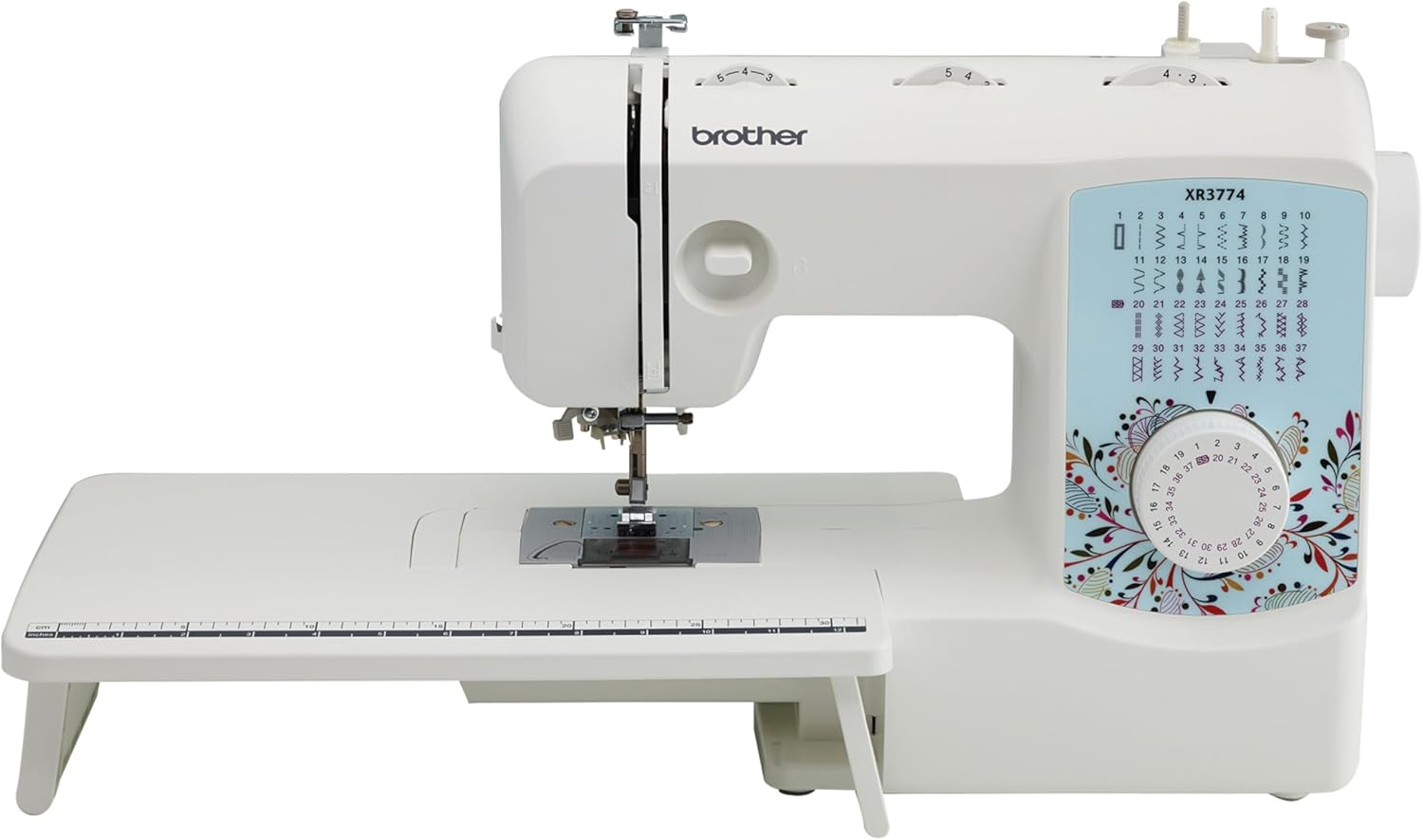 Brother XR3774 Sewing Machine - 37 Stitches, Wide Table!