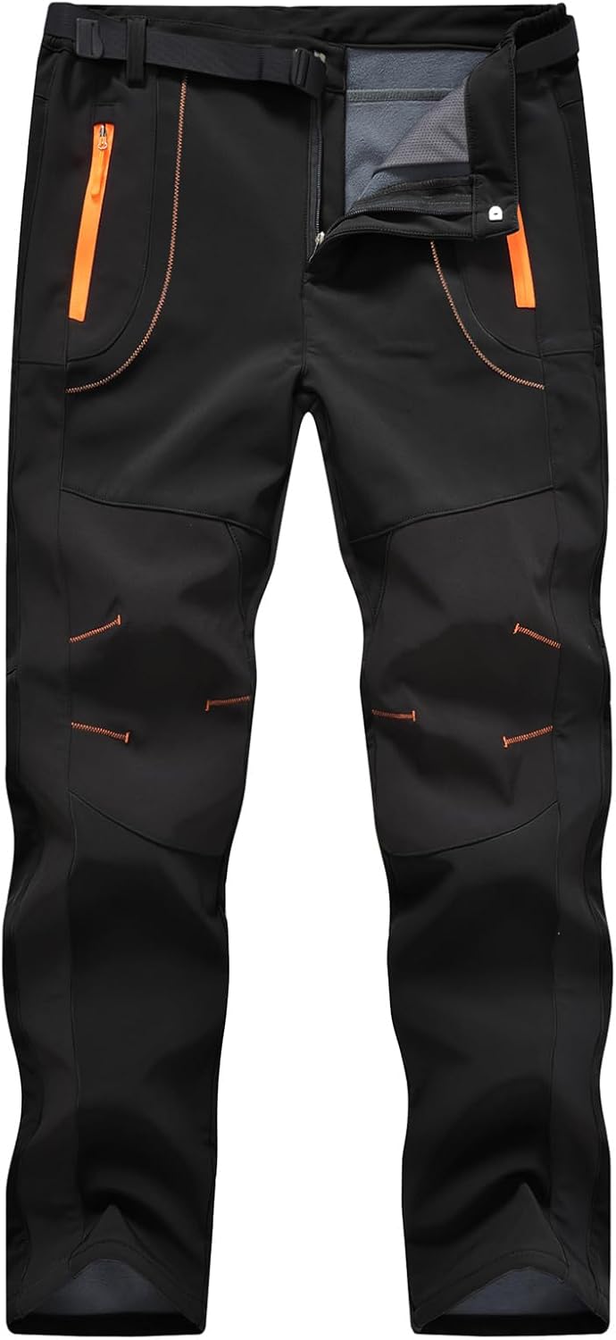 TBMPOY Men's Snow Ski Hiking Pants for Winter Activities