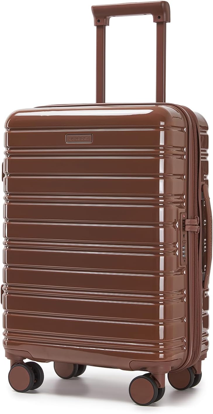 LARVENDER Carry On Luggage 22x14x9 Airline Approved