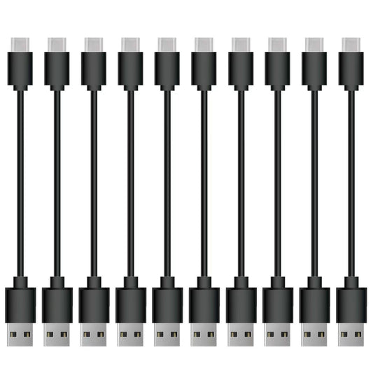 10 Pack 0.5FT Short USB Cables: Fast Charging, Tangle-Free