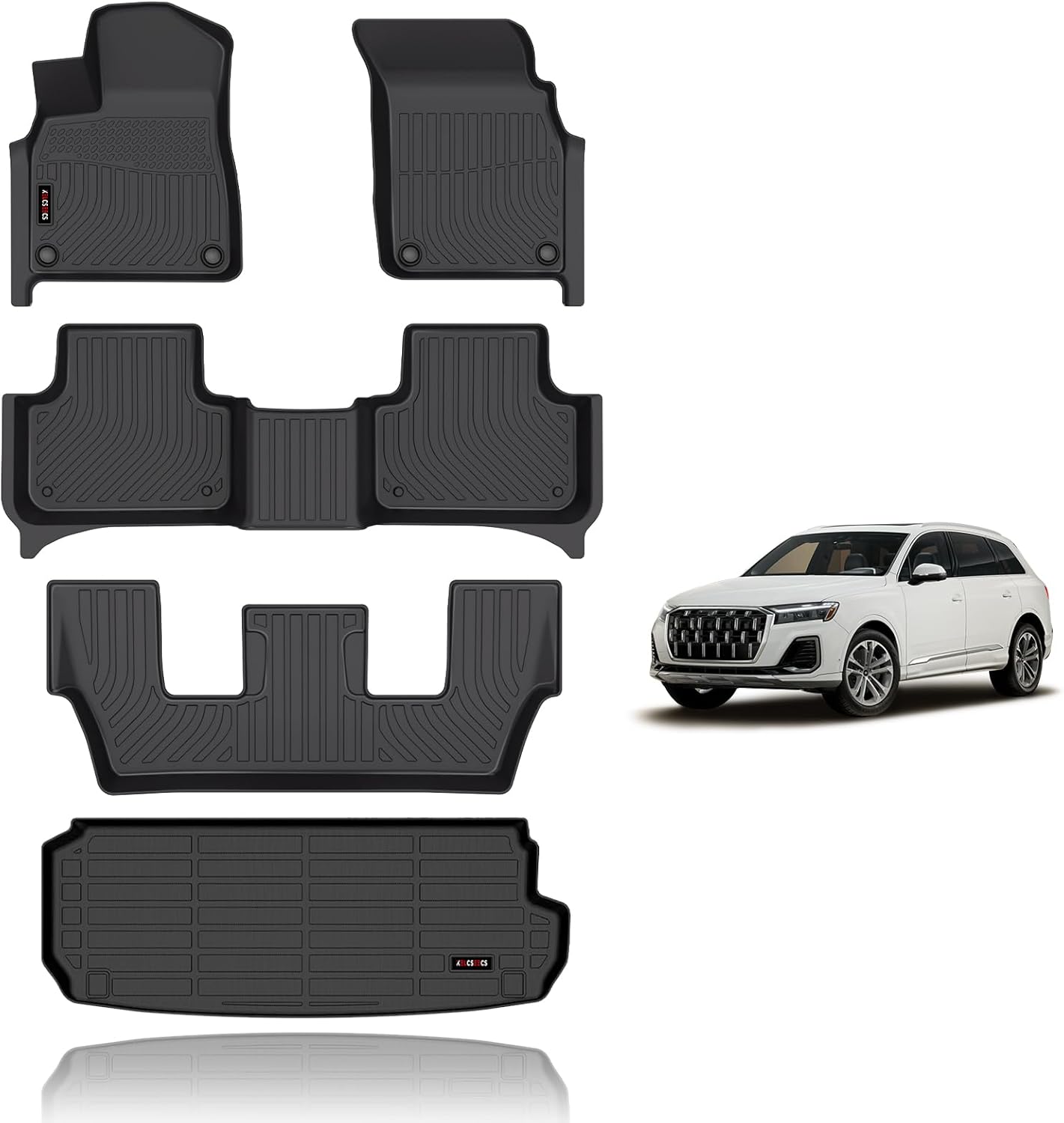 KELCSEECS Custom Floor Mats & Cargo Liner for Q7/SQ7 2020-2025