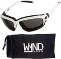 WYND Blocker Model 331 Polarized Motorcycle Sunglasses - Quick Convert