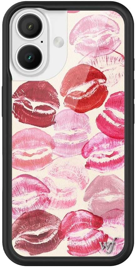 Kiss Lipstick Red Pink iPhone 16 Case - Stylish Protection