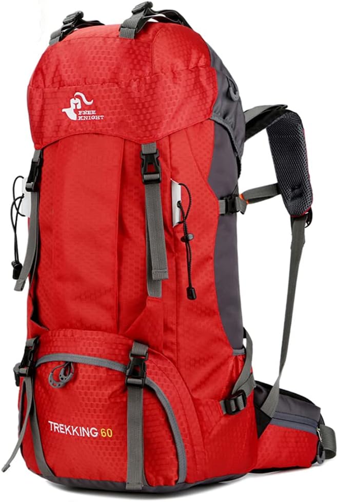 60L Waterproof Hiking Backpack with Rain Cover