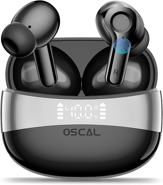 OSCAL Hibuds 6: 40H Playtime, IP7 Waterproof, Bluetooth 5.4