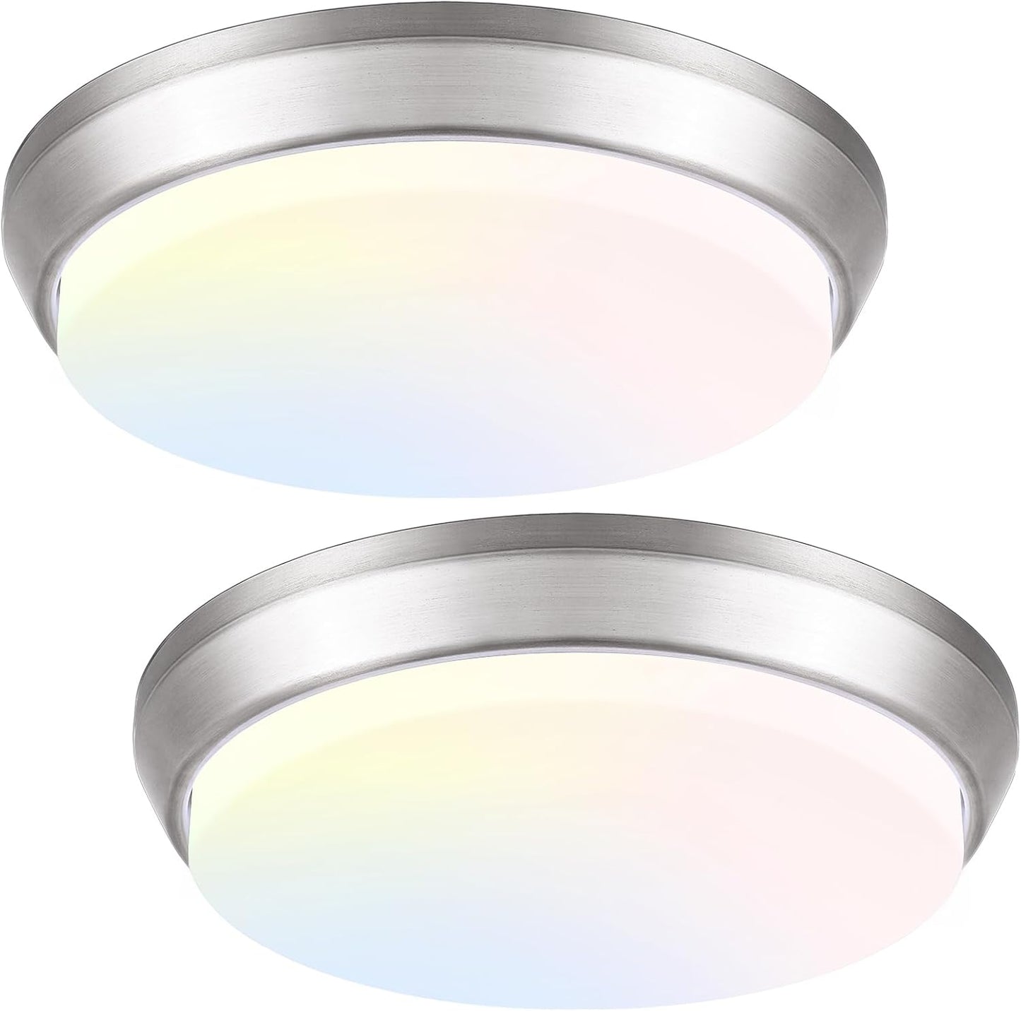 Dimmable LED Ceiling Light Fixture with Adjustable Color Temperatures