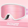 findway OTG Ski Goggles for Men - Upgraded Anti-Fog, Helmet Fit