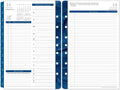 Monticello Two Page Per Day Ring-Bound Planner (Classic) - Daily Focus