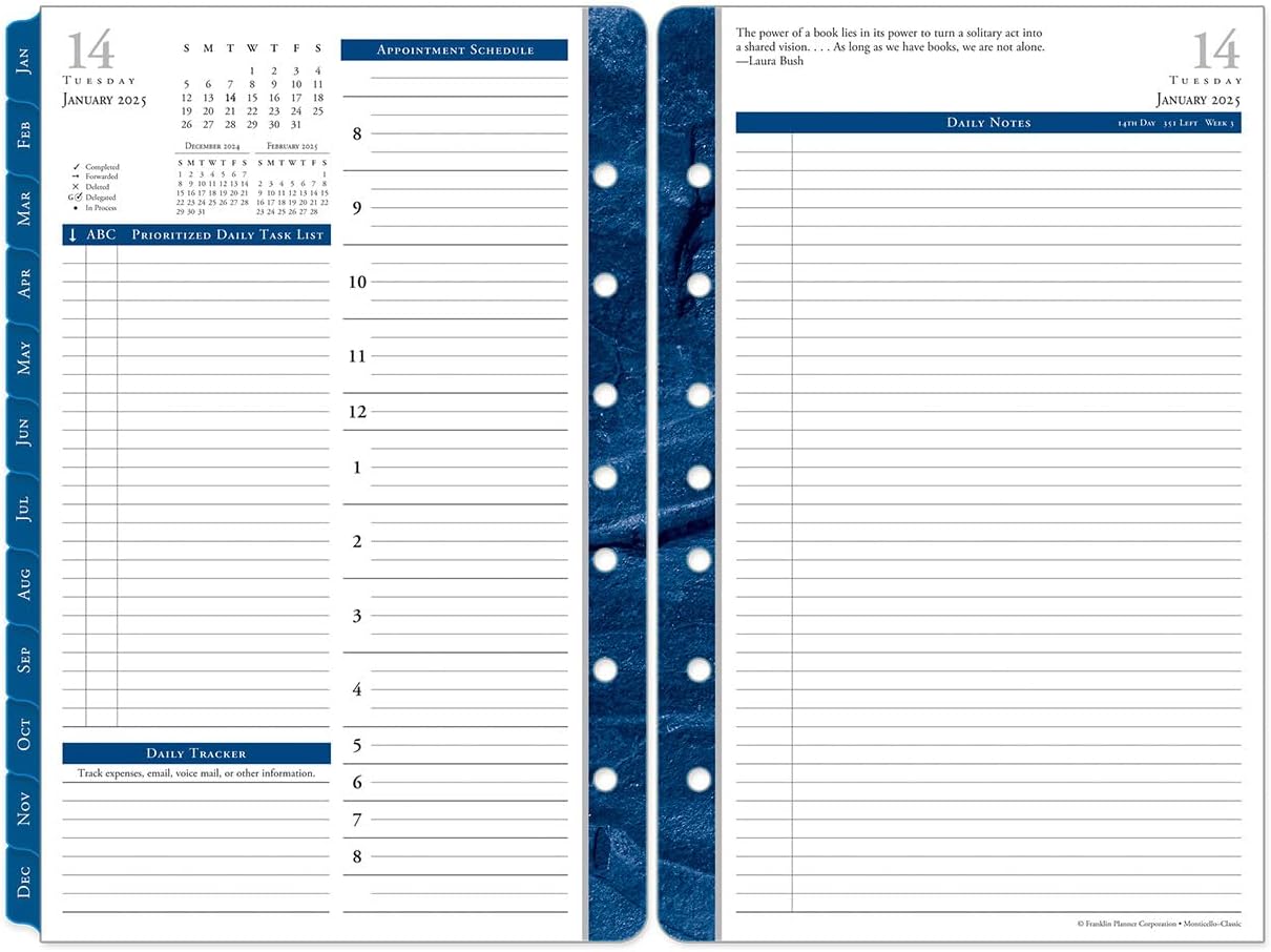Monticello Two Page Per Day Planner for Ultimate Organization