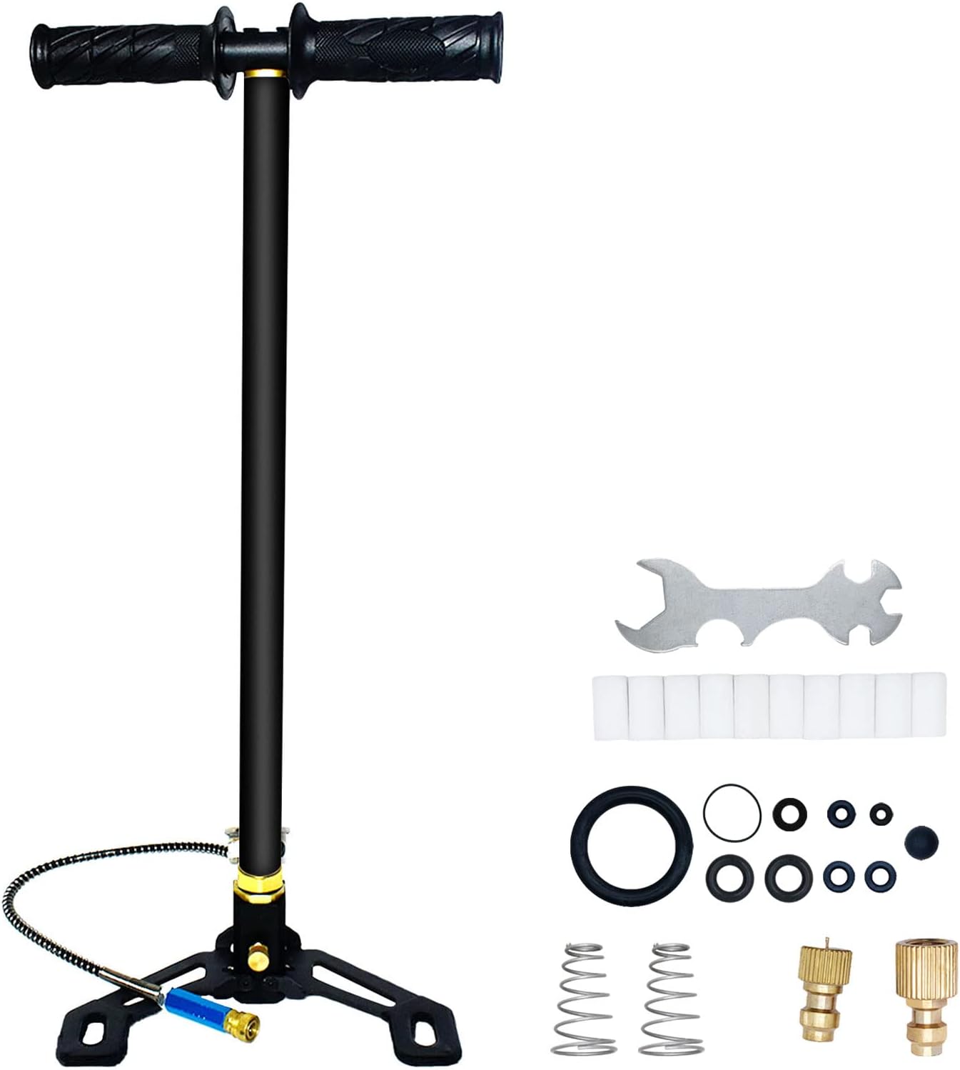 Portable TUXING Air Compressor, 4500Psi, Auto-Stop, Oil-Free