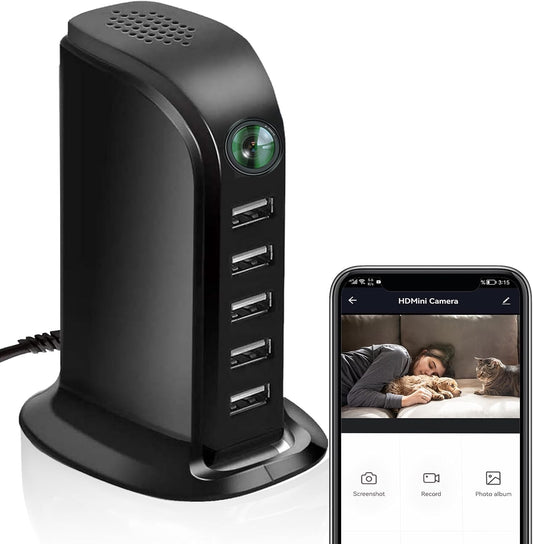 2024 Hidden Camera Detector: 1080P WiFi Security Cam, Portable & Loop Recording