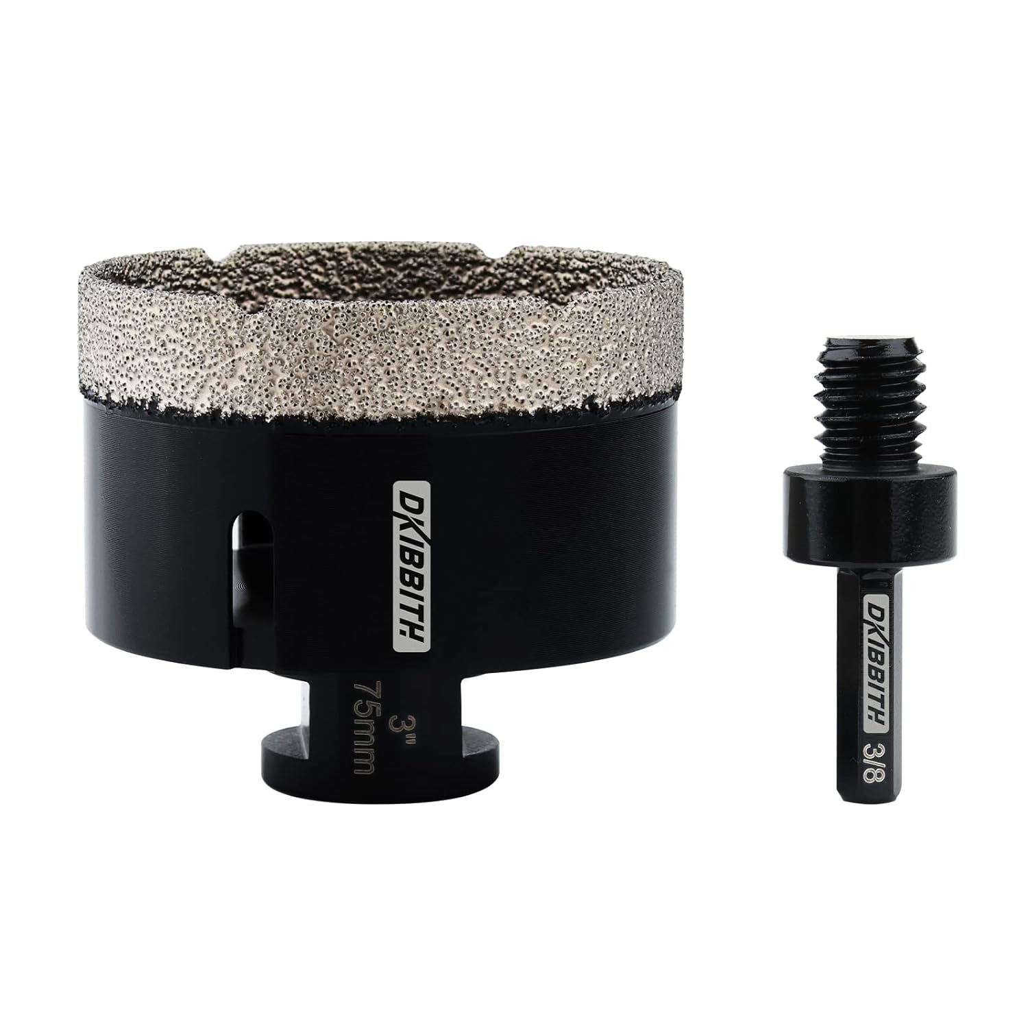 3ft' Dry Diamond Core Drill Bit for Tile, Granite, and Concrete